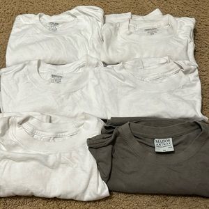 6 medium plain t shirt bundle